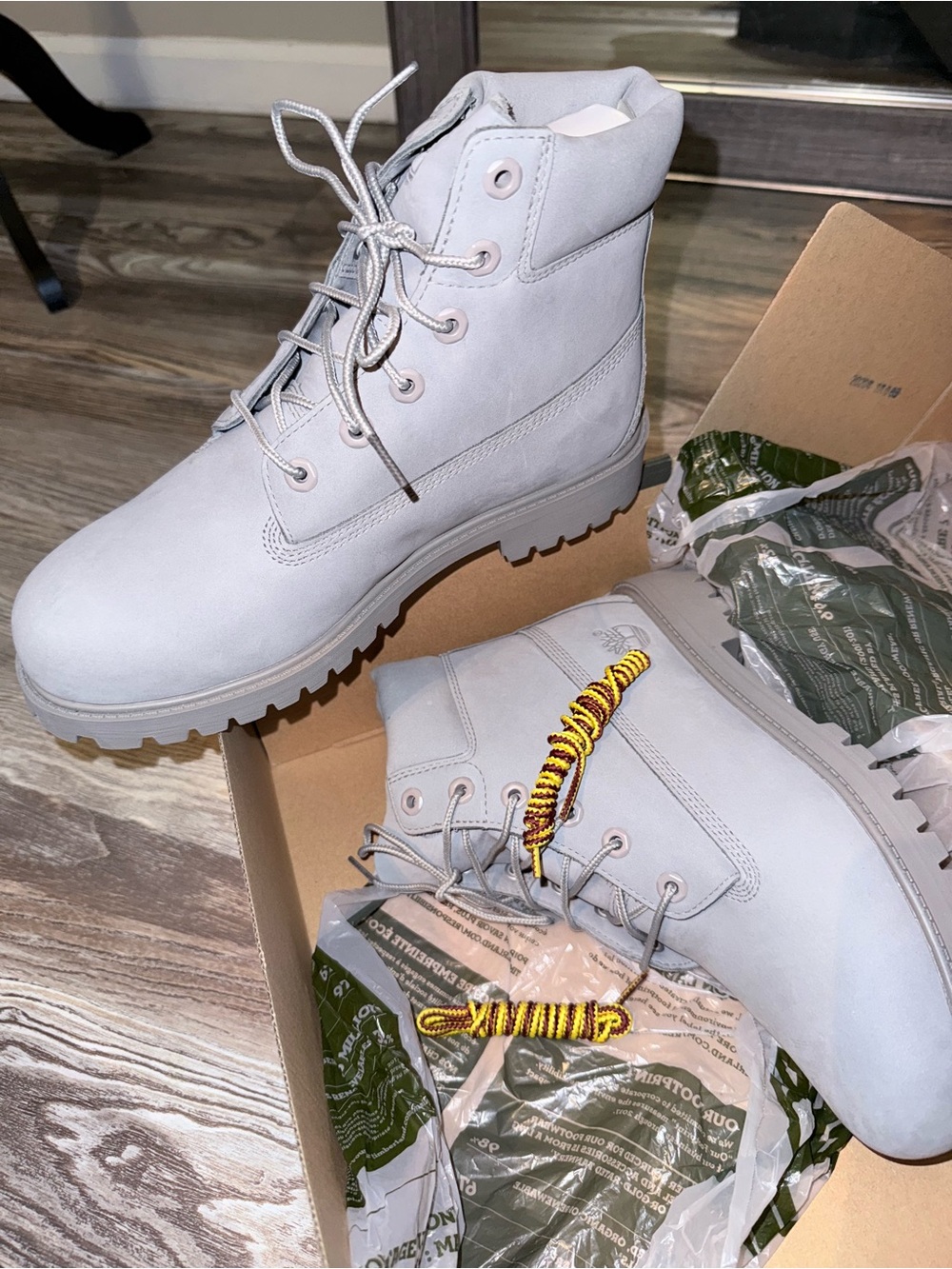 Timberland Gray Unisex Boots